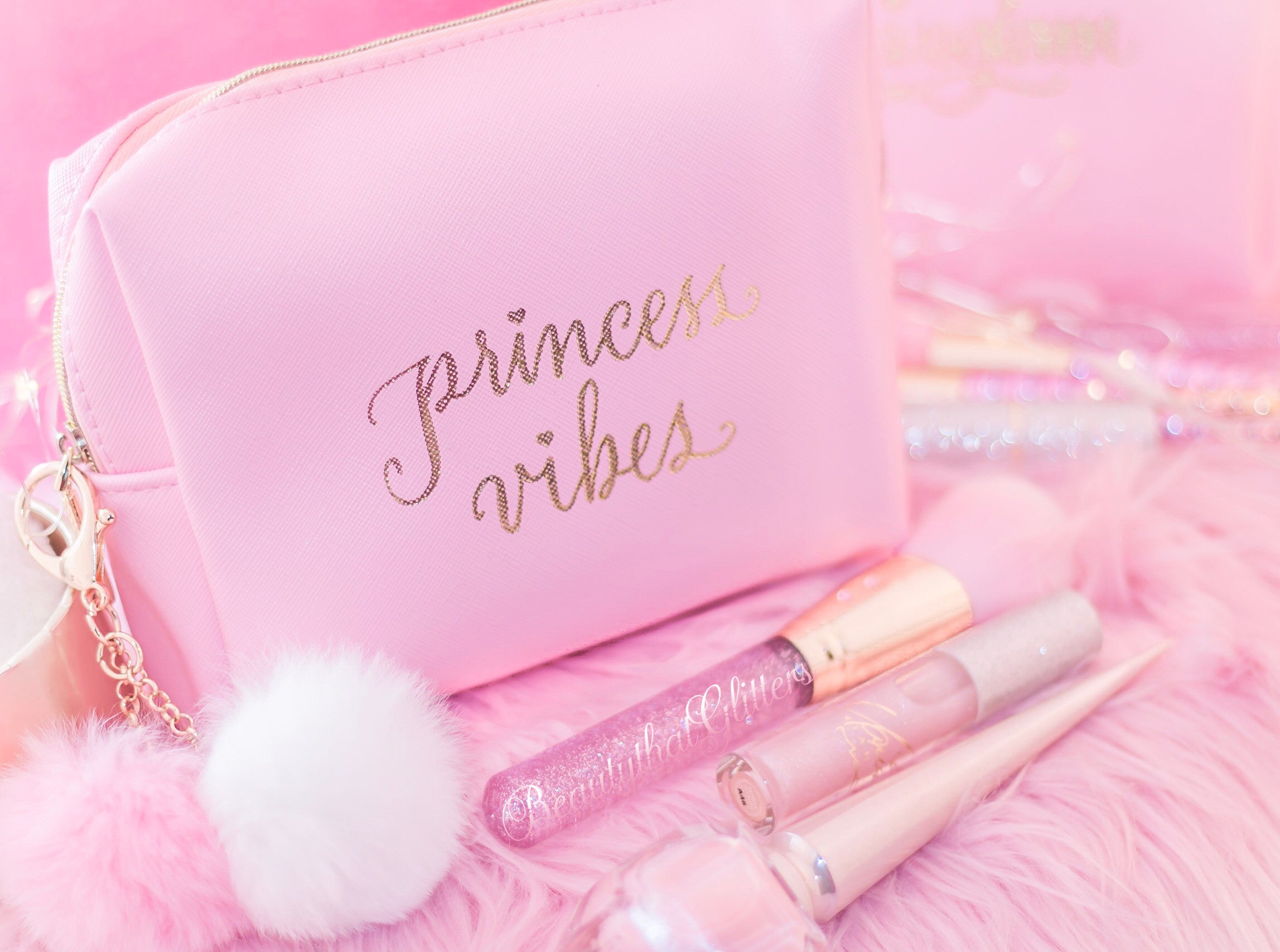 PRINCESS SPARKLE MAKEUP BAGS 🎀 💕