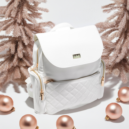slmissglambeauty White Mini Backpack