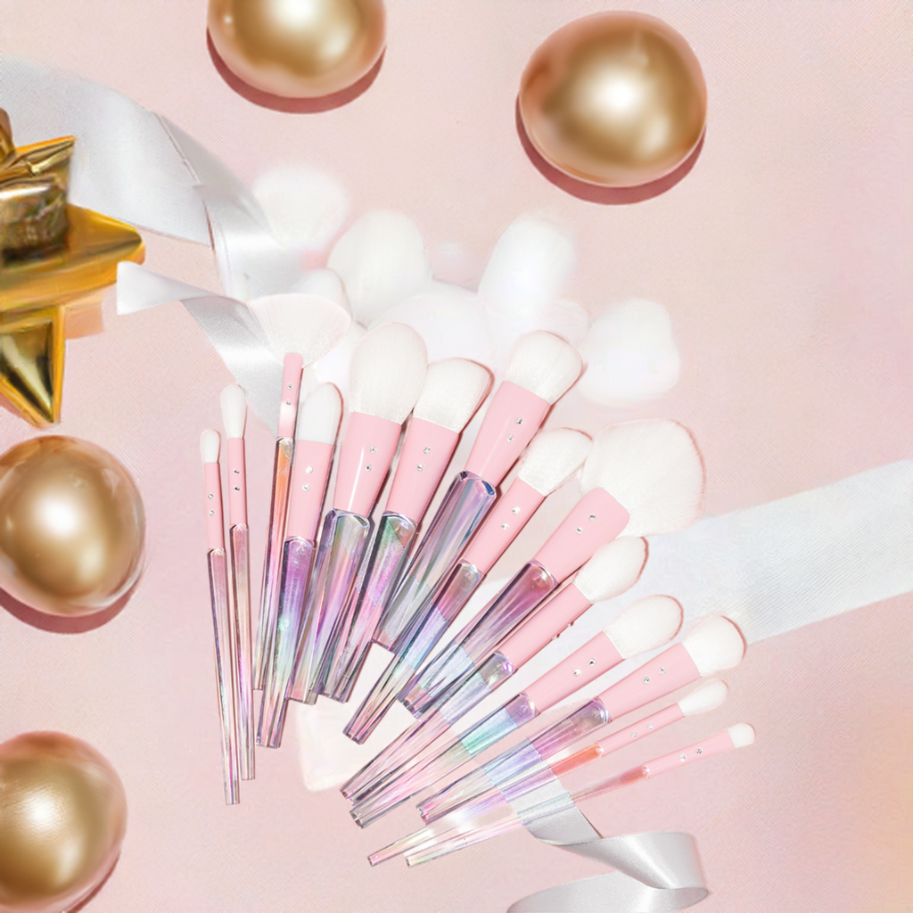 🎁 Pink Chrome Brush Collection💕 (100% off)