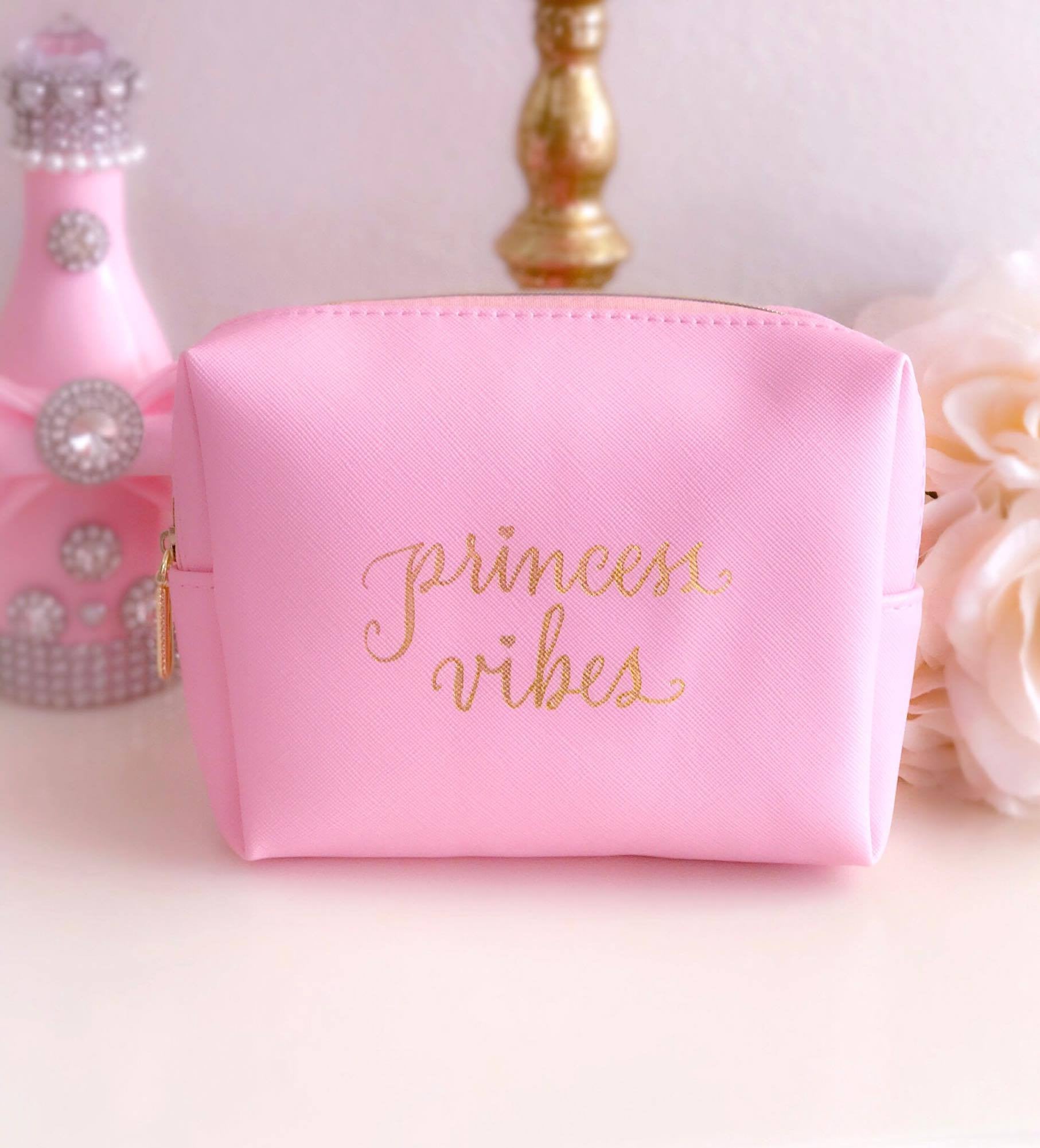 cute pink bubble make up bag by grace & stella