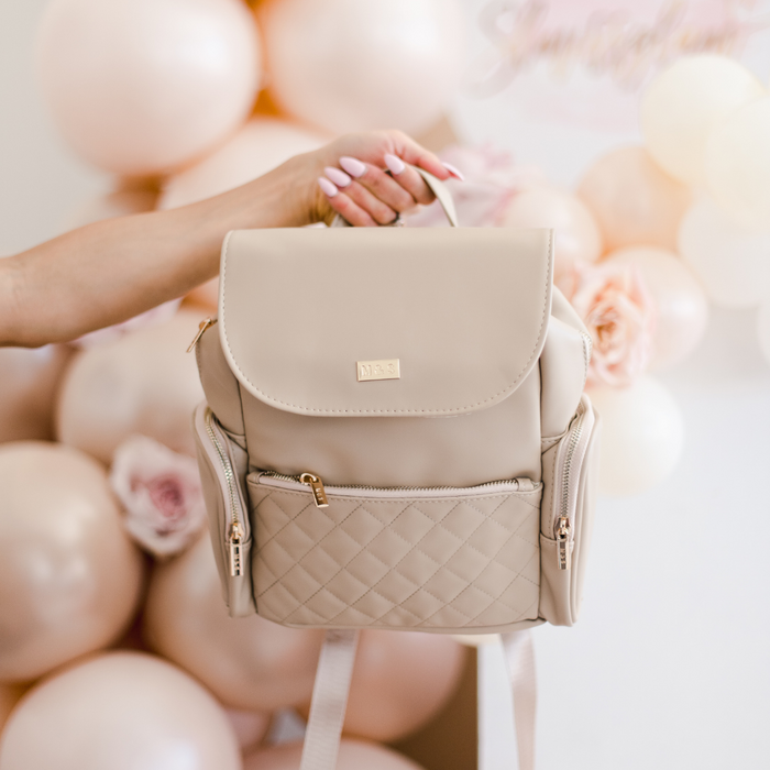 Beige Mini Backpack💕