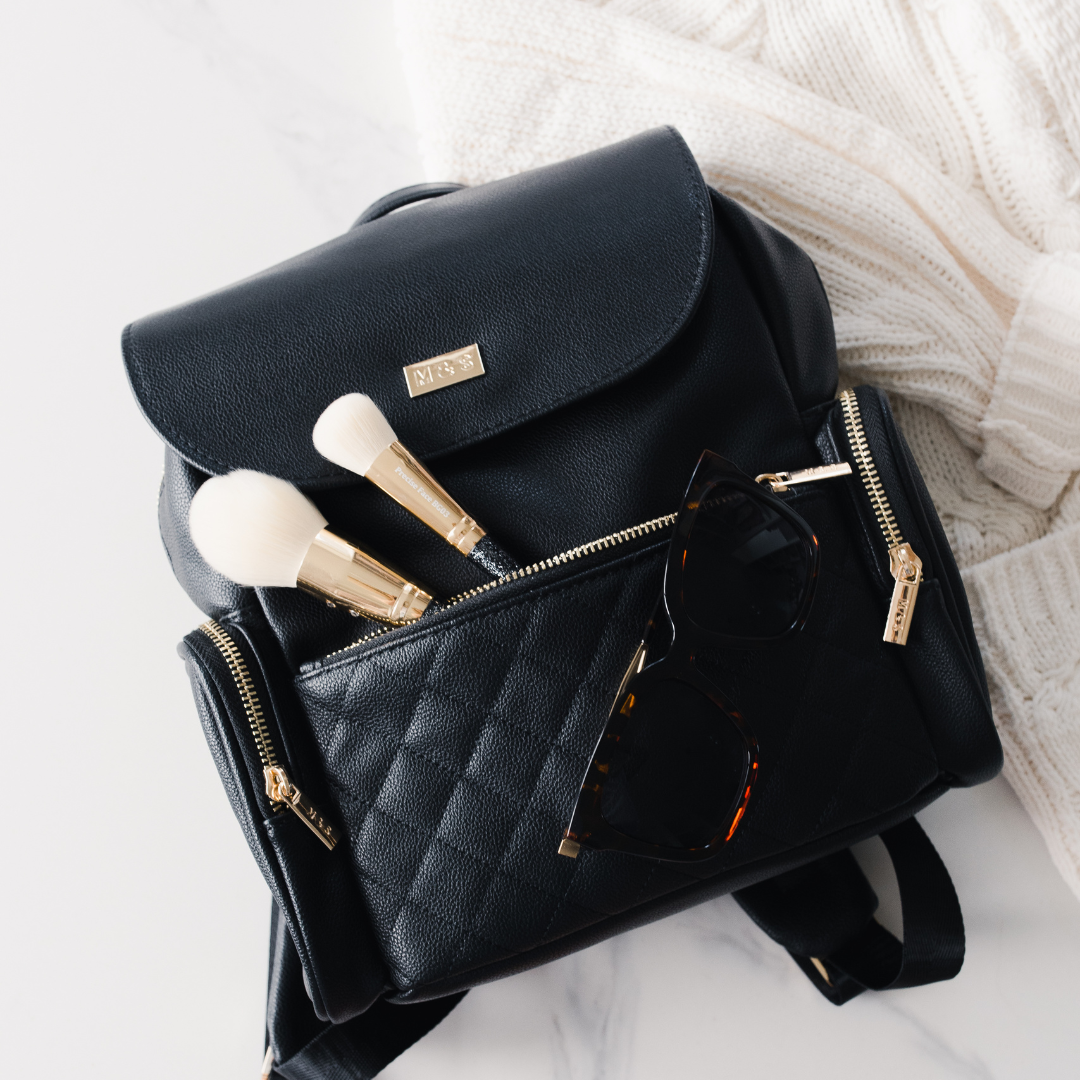 Black sales mini backpack