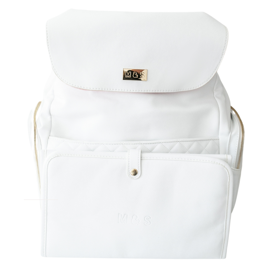 White diaper bag Clearance