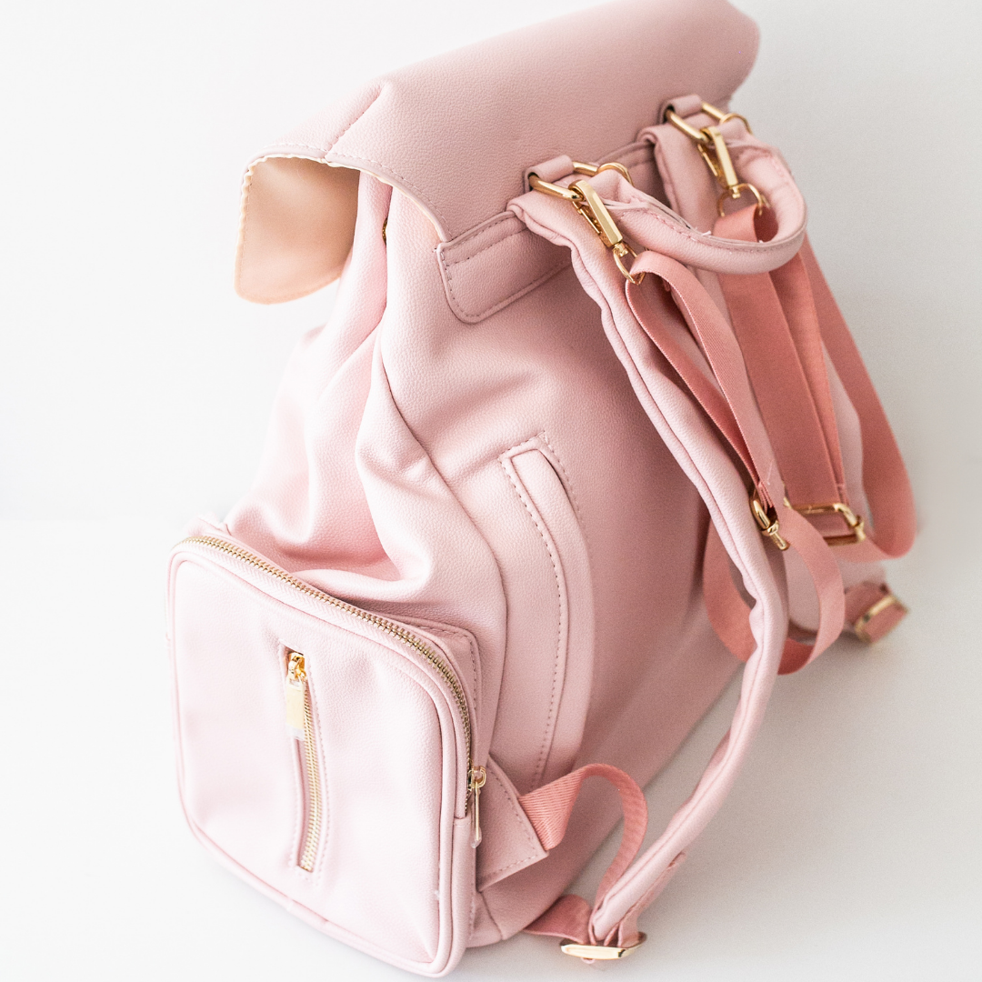 Pink Leather Handbag 